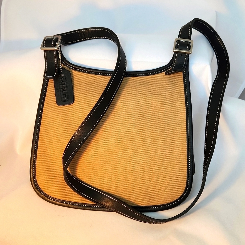 Coach Canvas Saddle Shoulder Bag